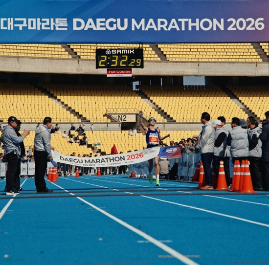 최정윤 선수, 대구국제마라톤대회 2연패