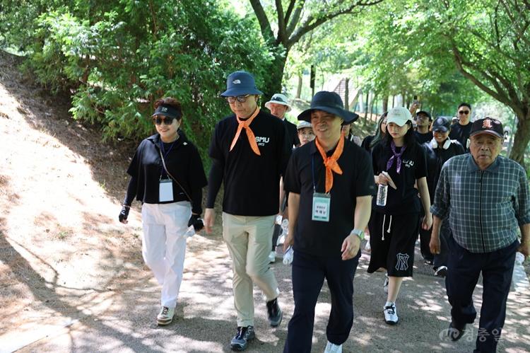 선문대, ‘탕정 건강 걷기대회’ 참여로 지역주민과 소통·상생 실천