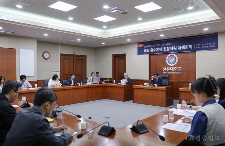 선문대 간호학과 ODA 사업단, 네팔 홍수 피해지역 긴급구호 나서