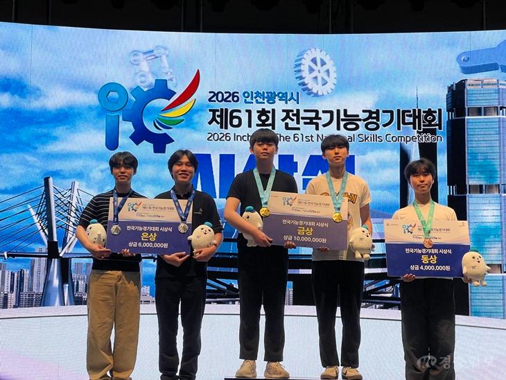 충북교육청, 전국 무대 빛낸 충북 직업계고... 기술의 꿈으로 미래를 열다(사진2 전국기능경기대회 수상).jpg