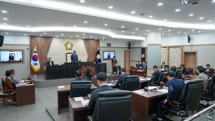 괴산군의회,제355회  제1차 정례회 개회